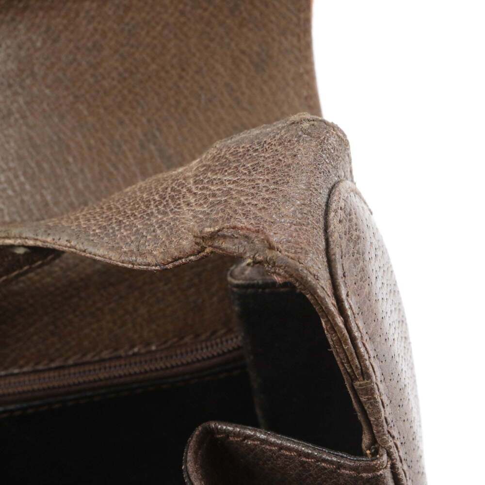 Gucci Old G Hardware Leather Shoulder Bag Tote Handbag Brown Women's - Picture 8 of 9